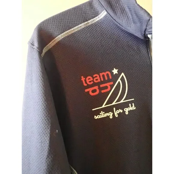 Under Armor Sailing for Gold Rio 2026 XL Jacket Sweatshirt Athletic Sports Blue - Picture 6 of 8